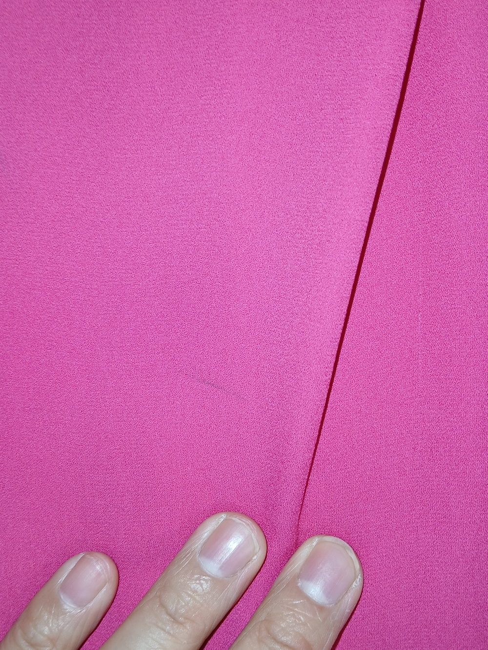 NY&Co SOHO Pink V-Neck Long Sleeve Blouse Business Casual Shirt - Small - Picture 10 of 13